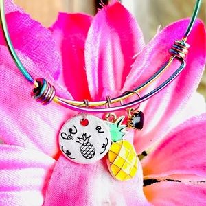 Pineapple Bracelet - Be A Pineapple - Pineapple Gifts - Pineapple Jewelry